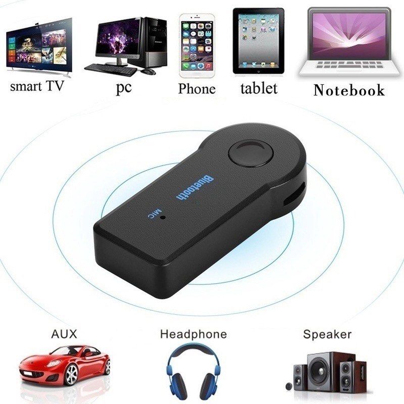 Bluetooth Receiver For Car, Sonru Aux Bluetooth Adapter For Car, Wireless  Audio Adapter Portable Hands-free Car Kits With Rca Aux 3.5mm For Home/car S