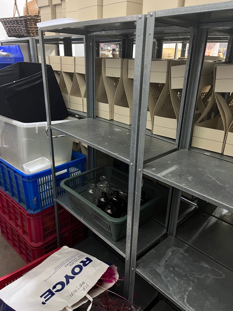 Ikea HYLLIS Metal Rack shelf Many to go, Furniture & Home Living