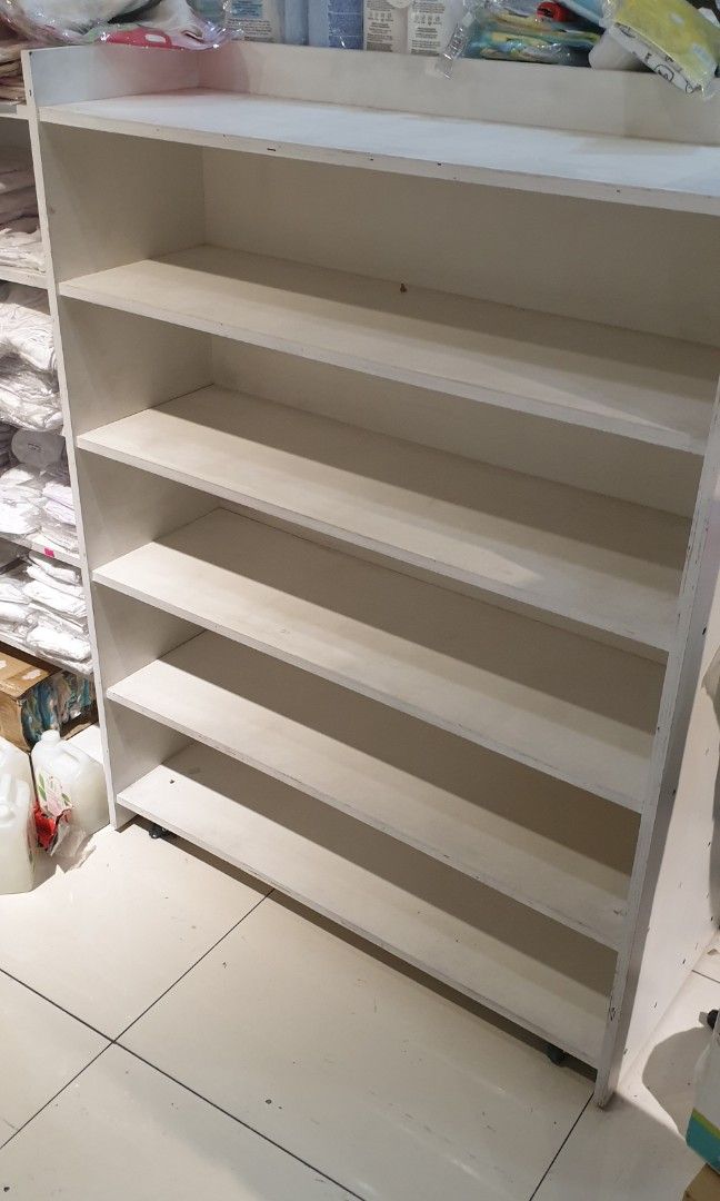6 layer shelves back to back 60 x 90cm x 120cm height on Carousell