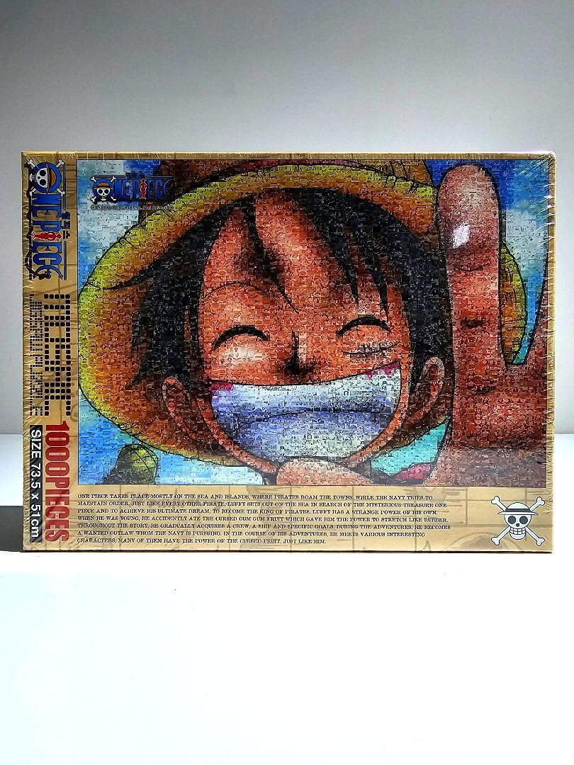 Jigsaw Puzzle Anime One Piece Mosaic Art [Luffy] (50x75cm) - 1000 Pieces