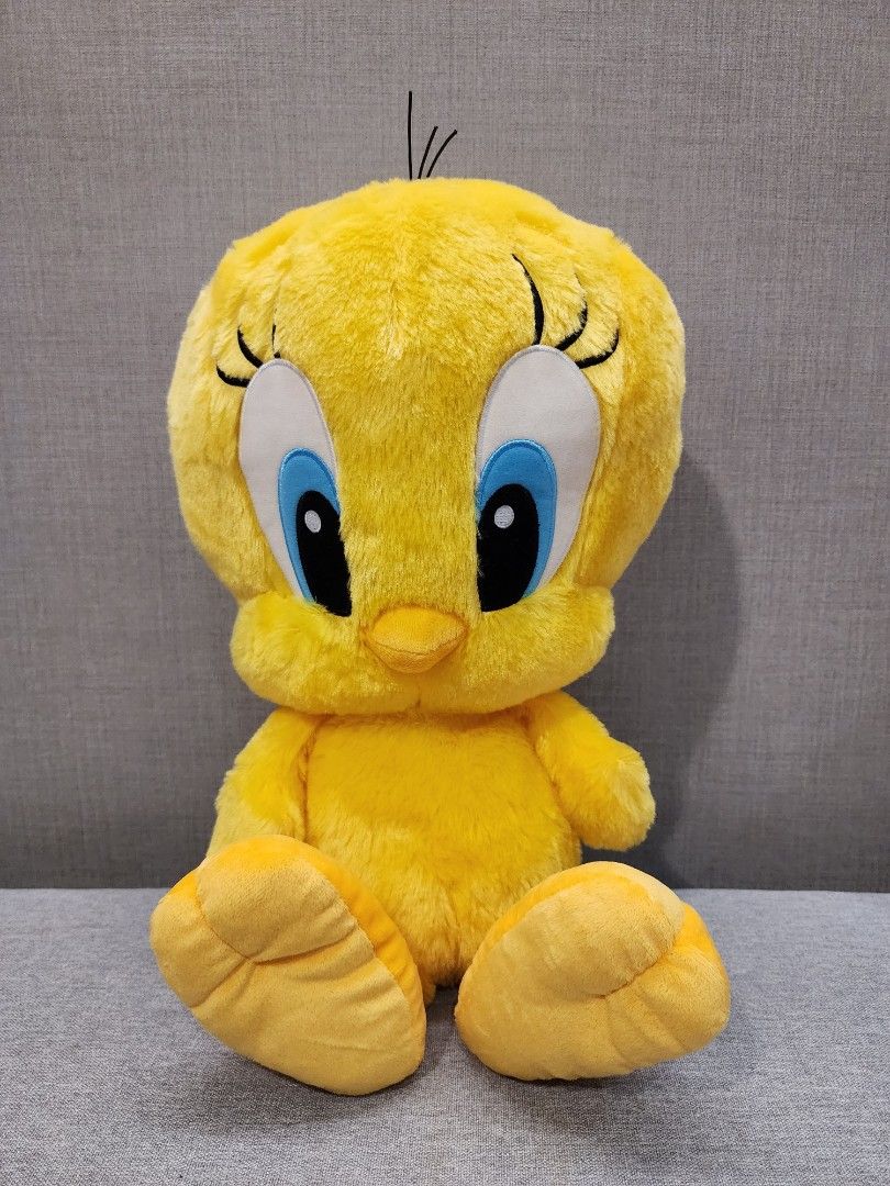 全新日本直送 日版 特大可愛 Looney Tunes Tweety 翠兒 80周年 景品公仔, 興趣及遊戲, 玩具 & 遊戲類 ...