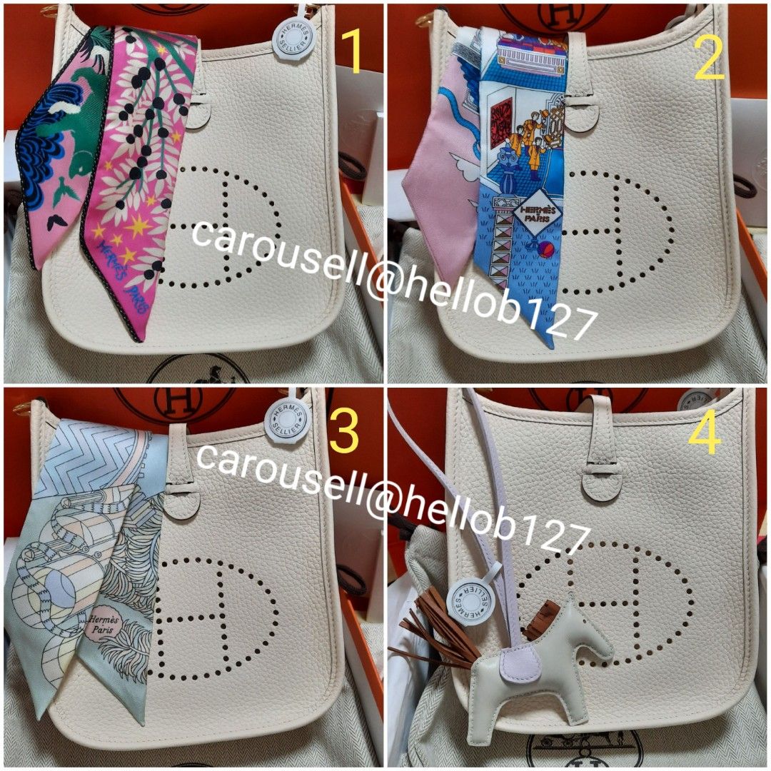 Hermes evelyne mini twilly deals