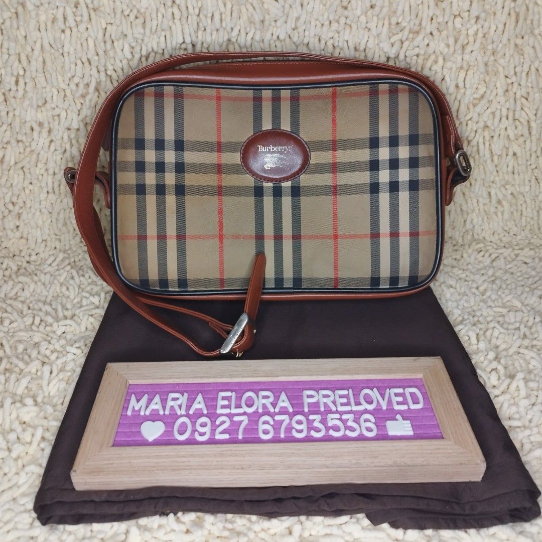 ORIGINAL VINTAGE Burberry Bag, Luxury, Bags & Wallets on Carousell