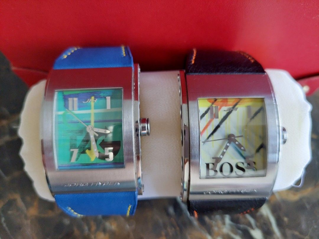 A pair of Limited Edition Swiss Made Jorg Hysek Automatic watch for ...