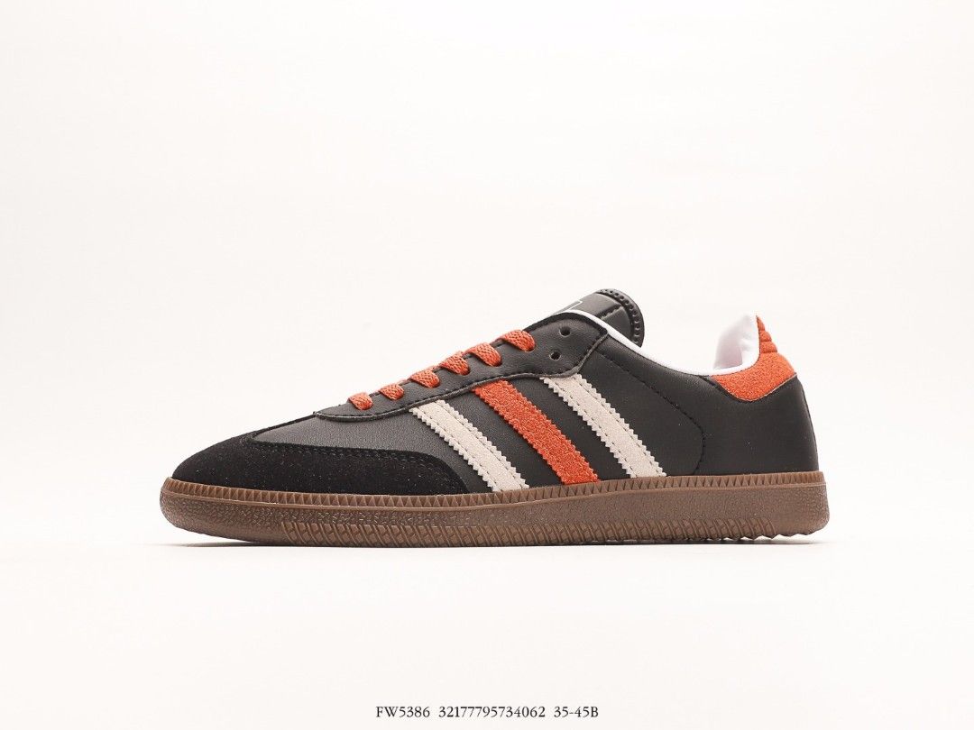 Adidas Samba Core Black Orange Green shoes us 5 us 11 Men s