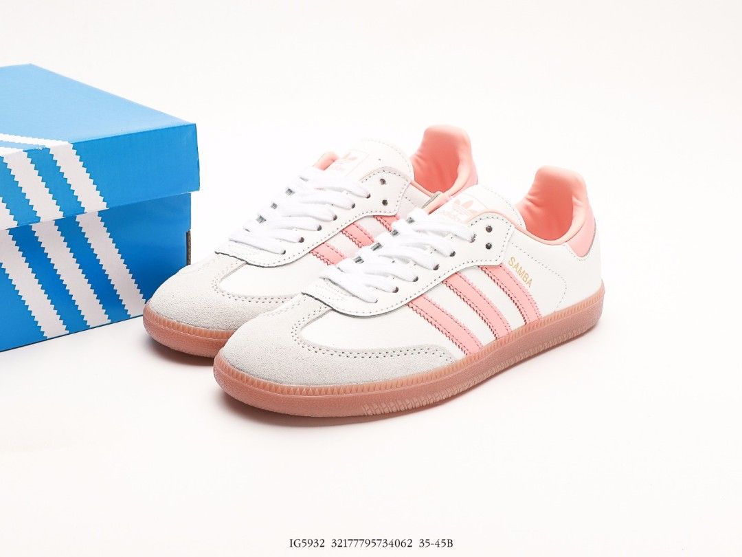White hot sale adidas samba