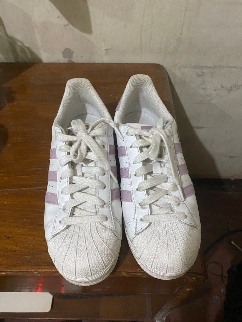 Adidas discount superstar lilas