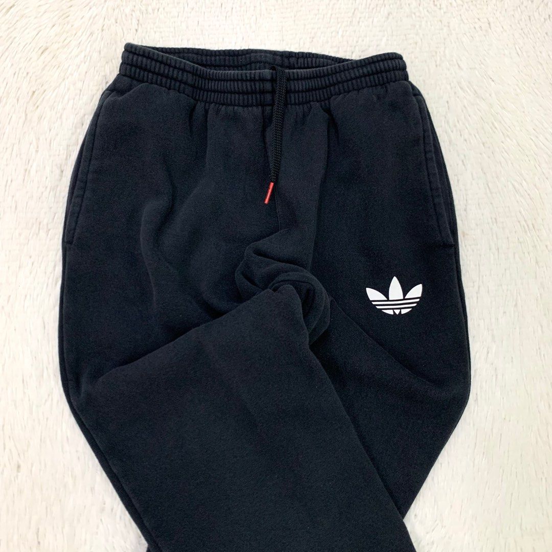 Adidas Trefoil Black Sweatpants Men s Fashion Activewear on