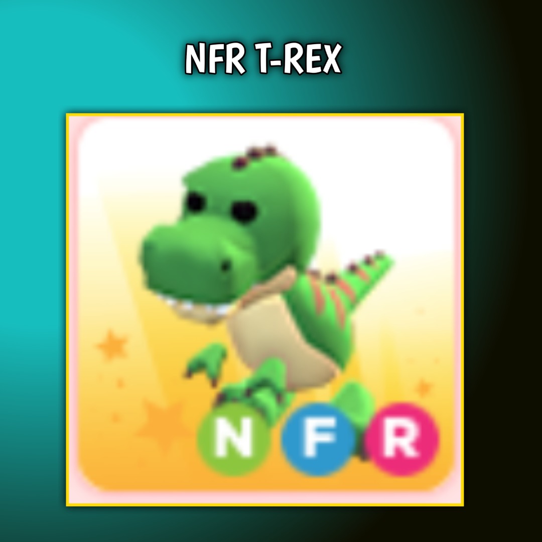 Adopt Me Pet FOR SALE NFR TREX, Video Gaming, Gaming Accessories, In