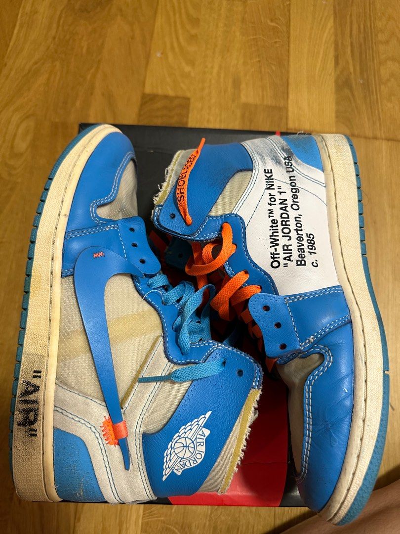 Off white jordan 1 tag best sale