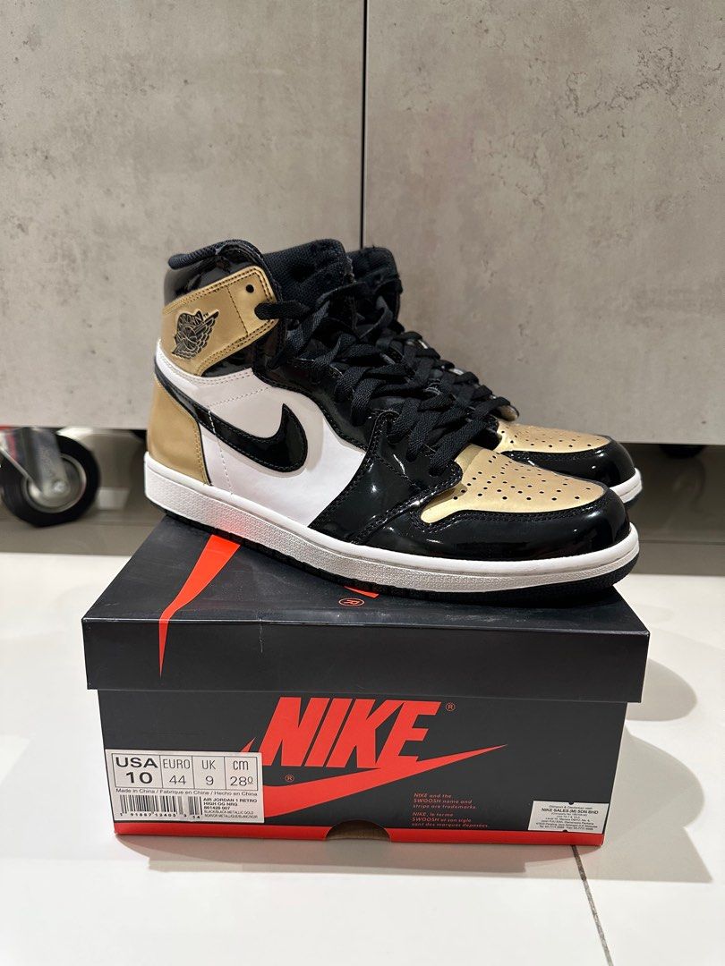 Jordan 1 gold toe for sale top