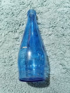 Antique Vintage Bottle CLEARLY CANADIAN Blue Collectible Glass Bottle