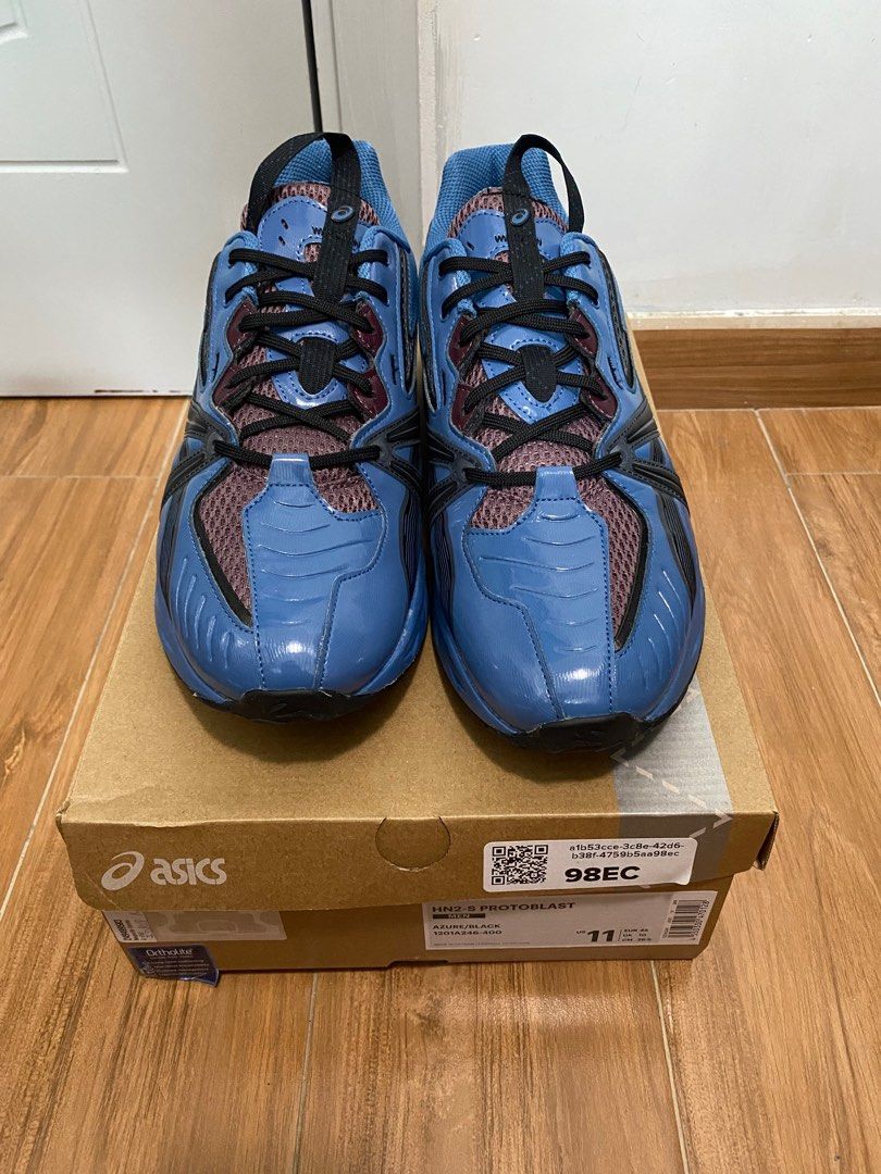 ASICS HN2-S Protoblast Kiko Kostadinov Azure US11, 男裝, 鞋, 波鞋