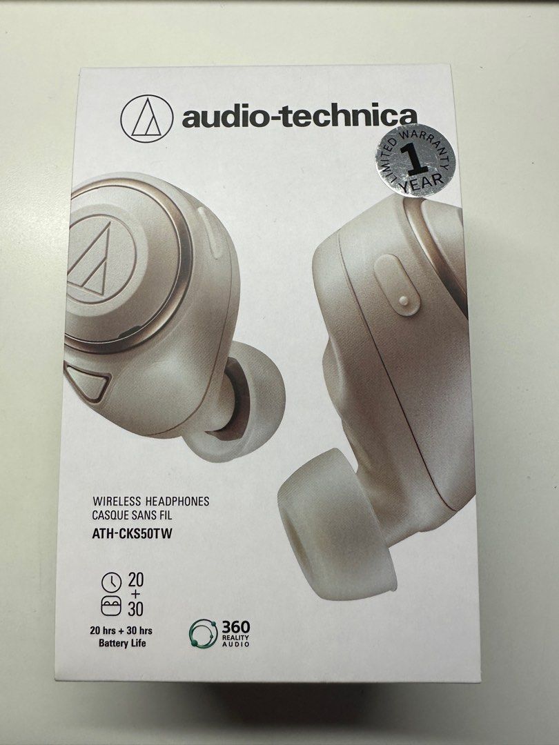 Audio-Technica ATH-CKS50TW Ecouteurs sans fil - …