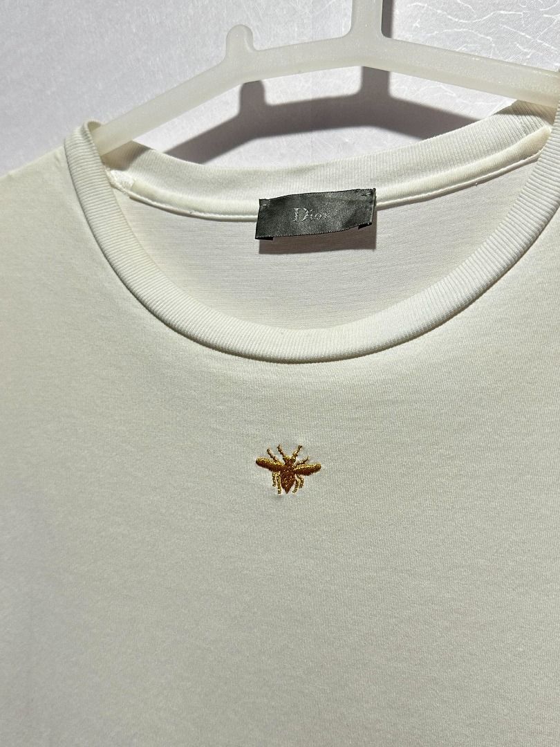 AUTHENTIC DIOR BEE LOGO SHIRT IN WHITE On Carousell