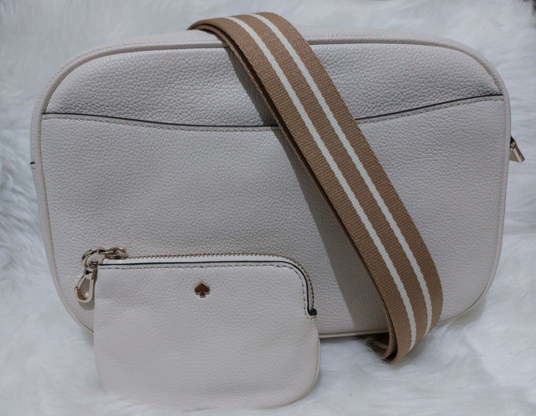 KATE SPADE ROSIE PEBBLED LEATHER FLAP SLING, Luxury, Bags & Wallets on  Carousell