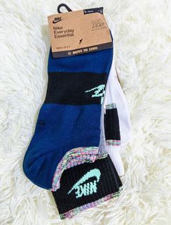 Authentic Nike Everyday Essentials Multi-Height Socks 3 pairs