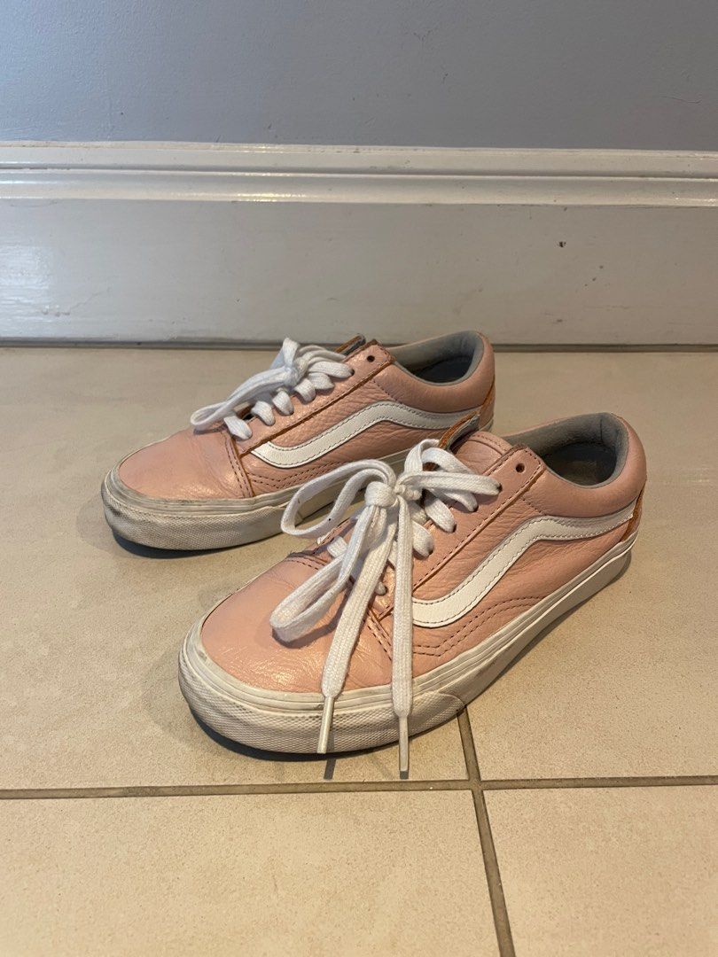 Authentic Vans Old Skool Leather Women s Fashion Footwear