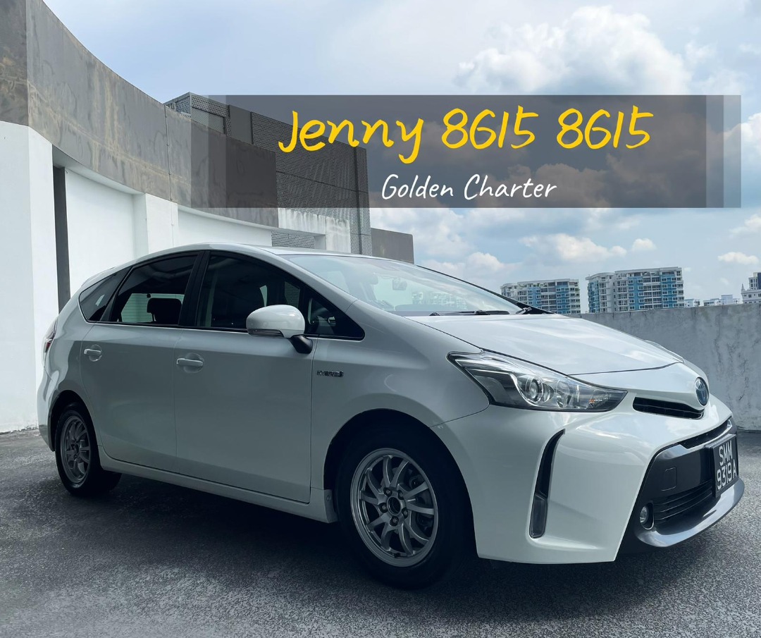 *Left Black*MPV Toyota Prius Plus Hybrid 7seater grab gojek gofleet