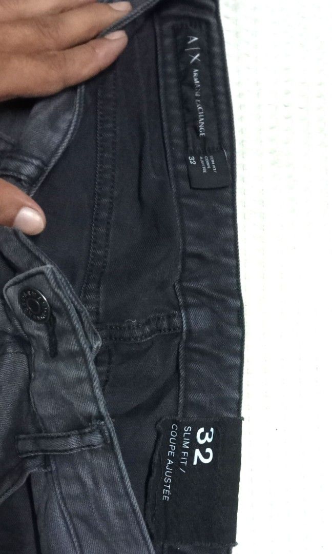 Armani exchange slim fit coupe ajustee deals