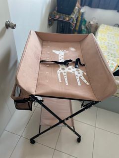 Foldable baby changing table with wheels ( Penang) 