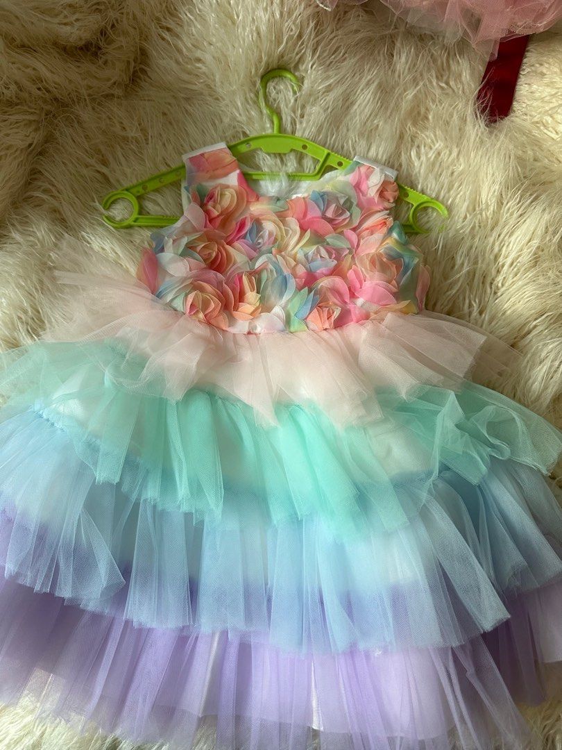 Baby Girl Princess Dress Long Sleeve Embroidery Lace Bowknot Tutu Dress for Baby Birthday Dresses Elegant Wedding Party Gown Flower Girls Dress