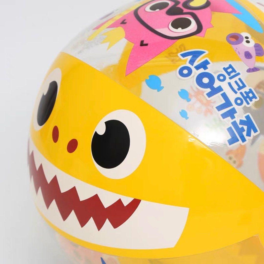 Baby Shark Beach Ball Hobbies Toys Toys Games on Carousell