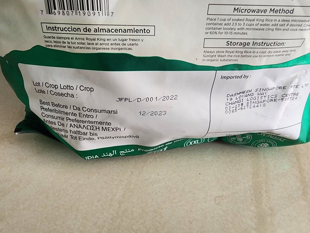 Basmati Rice Brand Royal King Selling At 13 Dollar Expire Dec 2023 basmati-rice-brand-royal-king-selling-at-13-dollar-expire-dec-2023