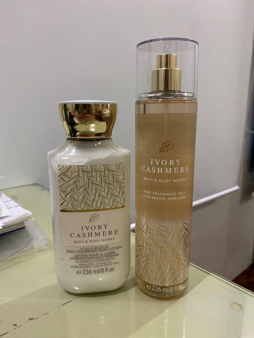 Bath Body Works Ivory Cashmere Lotion Fragrance