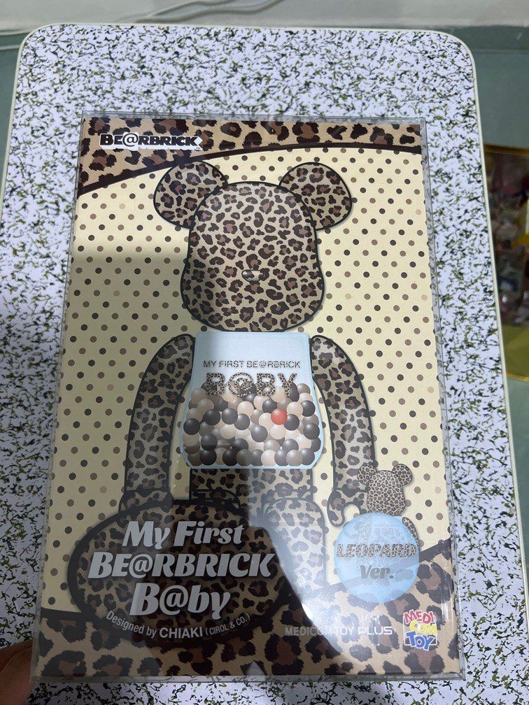 BEARBRICK MY FIRST B@BY LEOPARD（豹紋） Ver. 100+400% 送GK, 興趣及