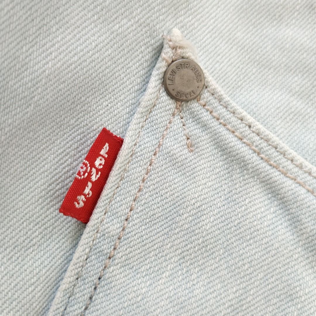 BEST DEAL 32 LEVIS DENIM PANTS SHORT CARPENTER PAINTER JEANS SELUAR PENDEK BLUE WASH COLOR WORK WEAR GRAILED MEN WORKWEAR PANTS SUMMER