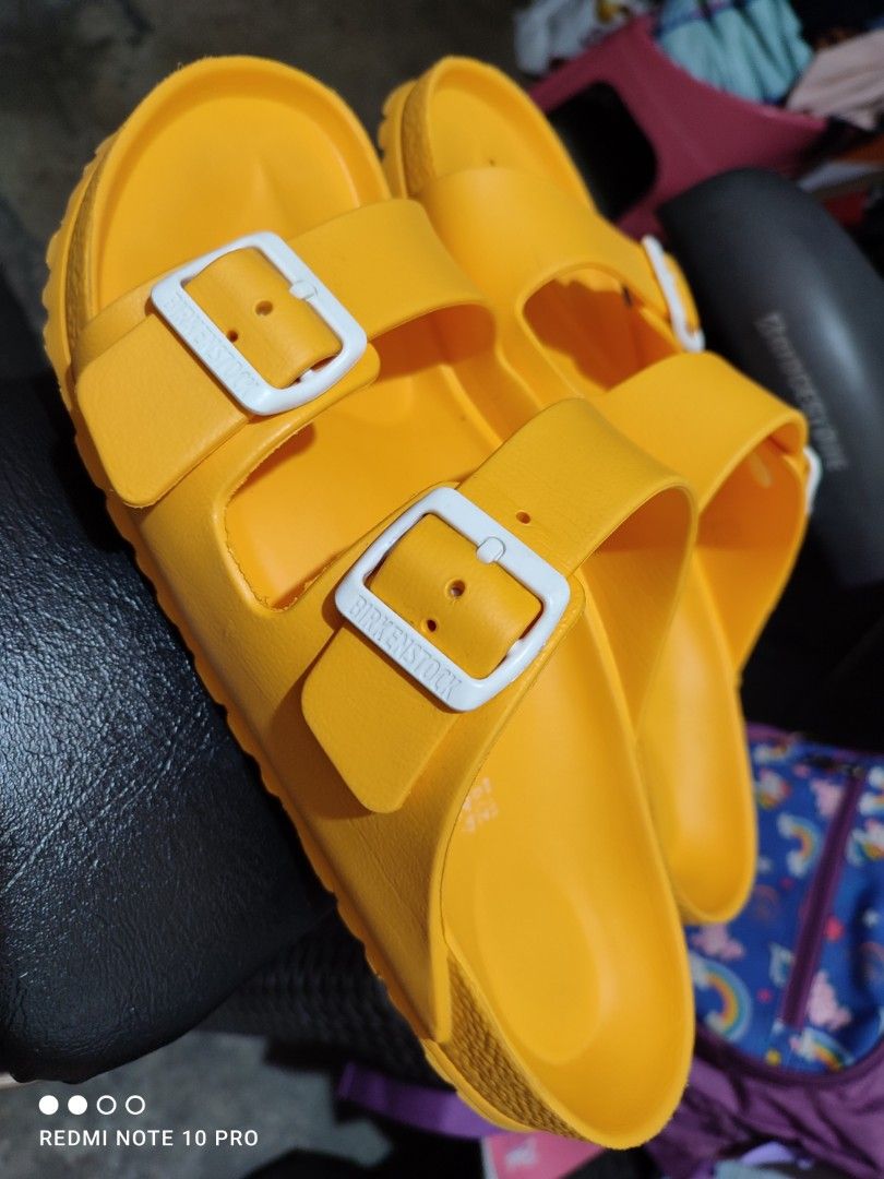 Birkenstock arizona eva scuba yellow shop