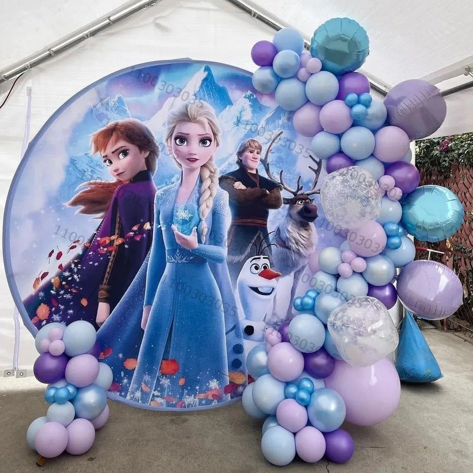 Birthday Tema frozen, Hobbies & Toys, Stationery & Craft, Occasions