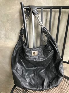 Black zara NYC bag