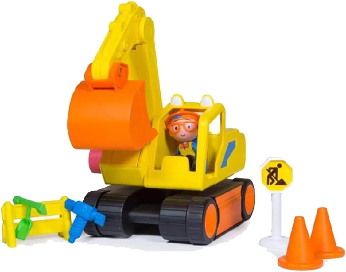 Blippi Excavator Fun Freewheeling Vehicle with Features Including 3