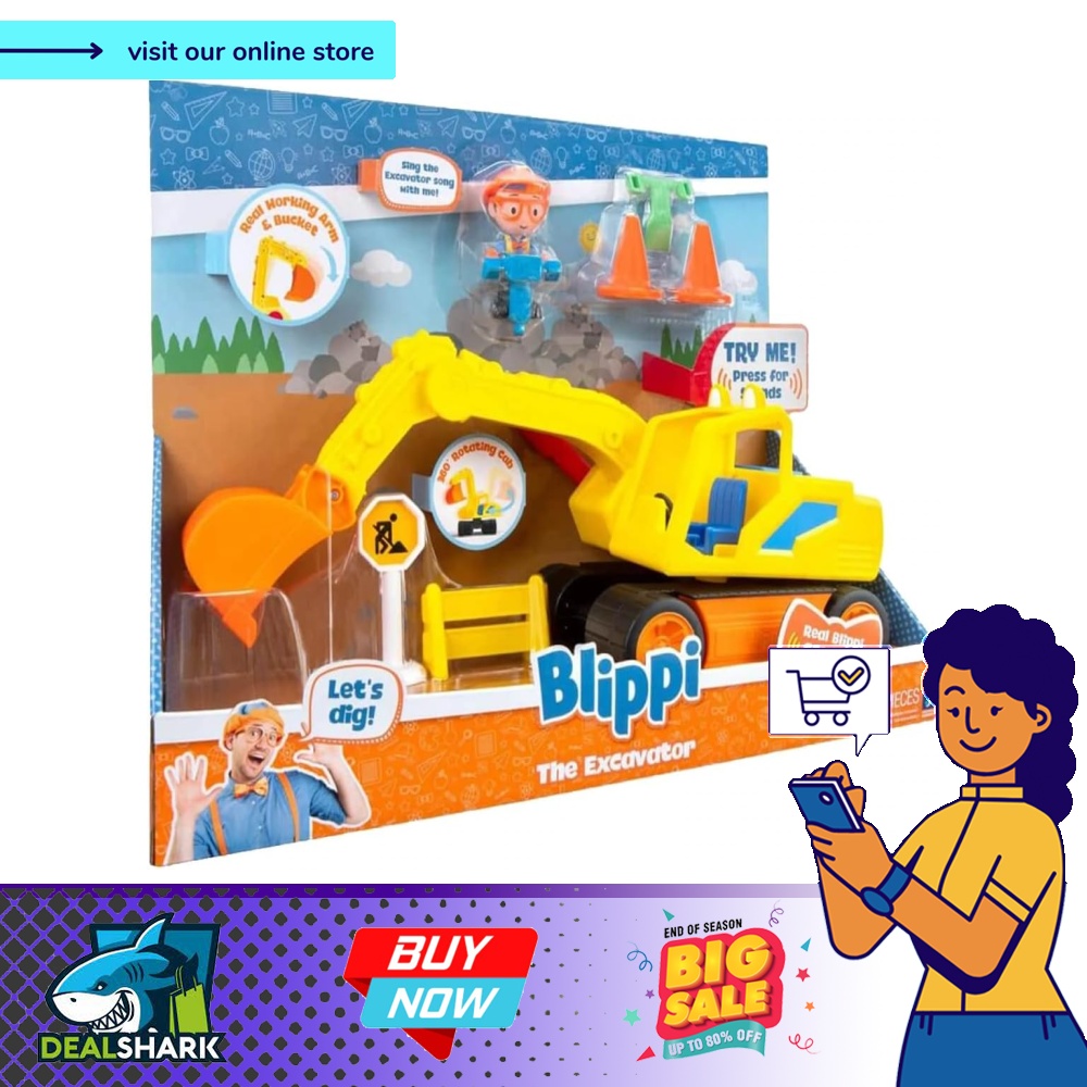 Blippi excavator toy outlet