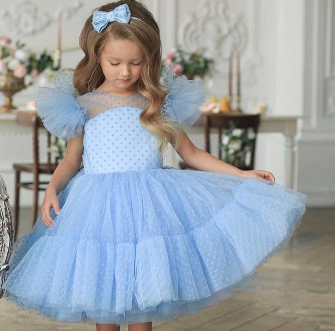 Blue Gown 4T Babies Kids Babies Kids Fashion on Carousell