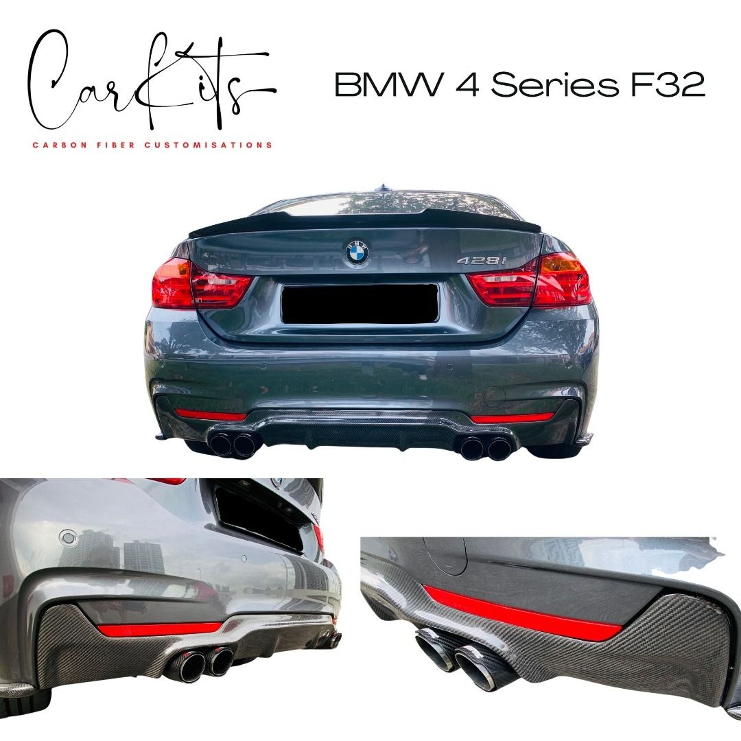 BMW 4 Series F32 Carbon Front Lip / Diffuser / Rear Splitters ...