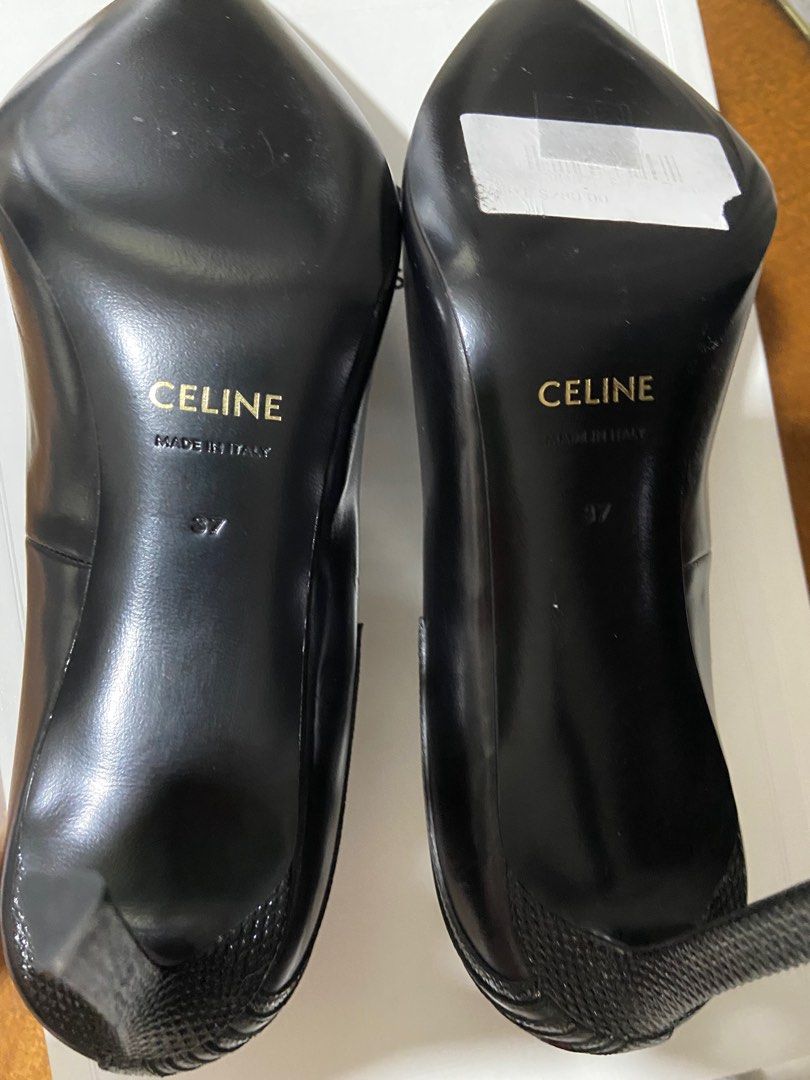 Celine black shoes on sale