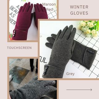 Screen Touch Winter Gloves (Fabric)