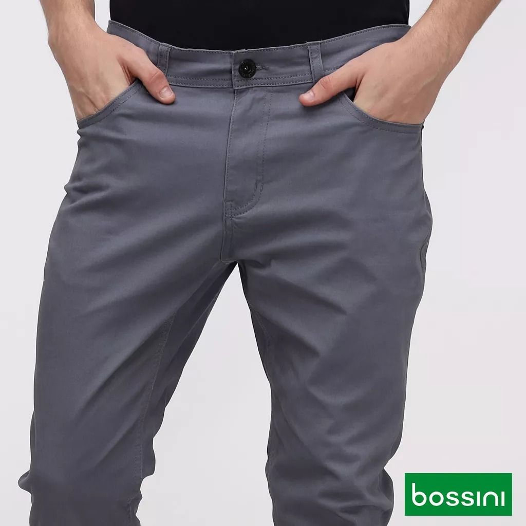 Bossini Slim Tapered Casual Pants (Flint) (Category: Chinos) located in Manila. Submitted by jio2020 (Listing ID 1238516892, Image 2). Description: Selling this brand new and never been used Bossini Slim Tapered Casual Pants. SIZE: US 32 Color: Flint You may refer to Bossini's Lazada platform for actual color reference. The photos attached do not really reflect the actual shade, but it's a cross of iron gray with minimal blue hue. Maganda siya fo