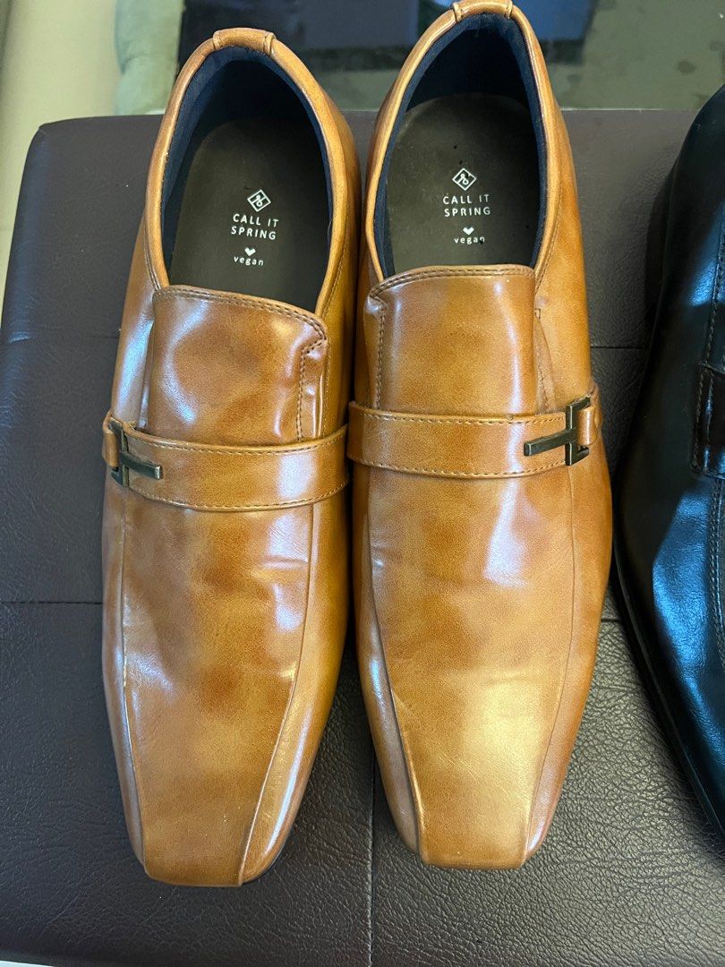 Brandnew Leather brown (Category: Dress Shoes) located in Mandaluyong City. Submitted by feiruzzz (Listing ID 1238459227, Image 1). Description: from states, rfs size is too big.