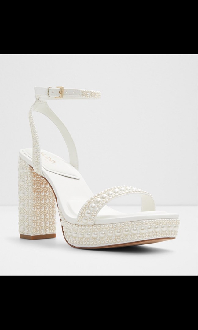 Bridal Aldo Lulu Embellish Platform Sandals