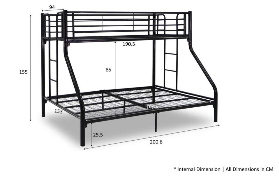 Bunk bed give away, Furniture & Home Living, Furniture, Bed Frames