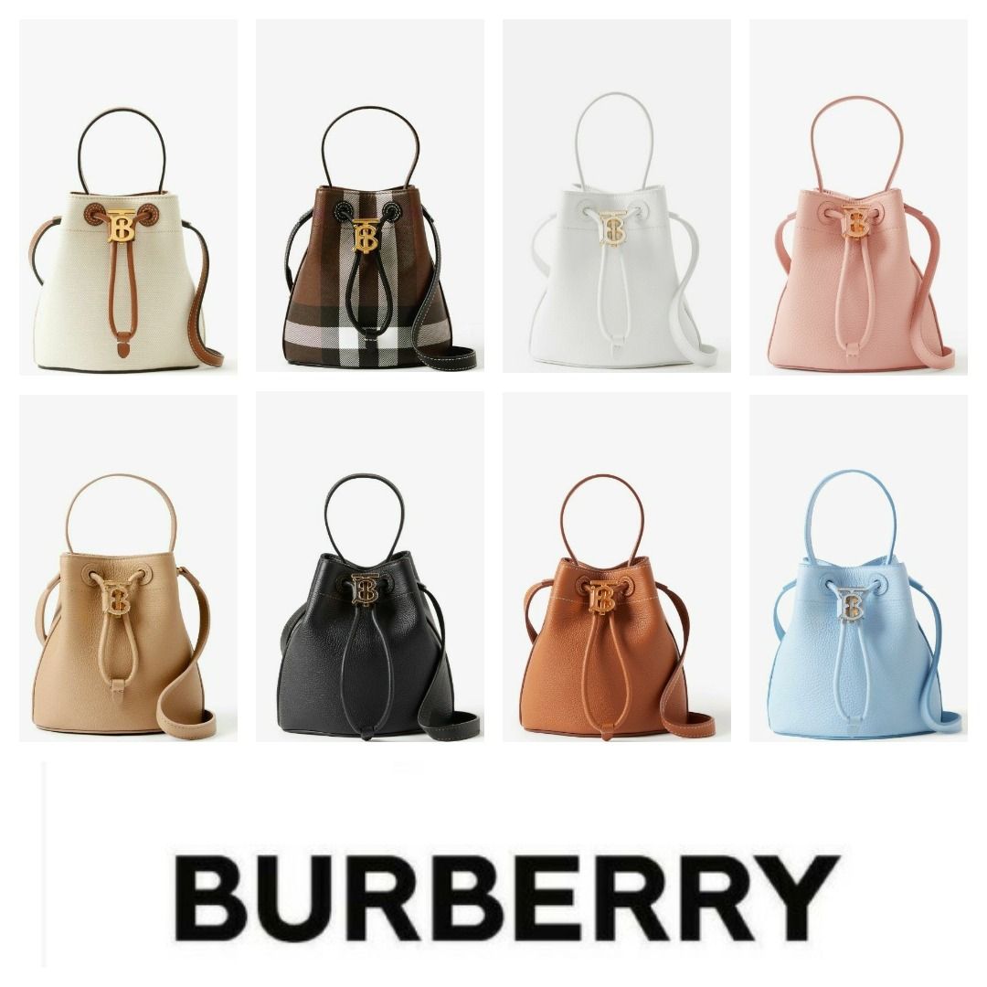 Mini TB Bucket Bag in Warm Russet Brown - Women