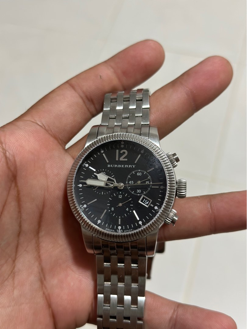 Burberry utilitarian watch mens discount