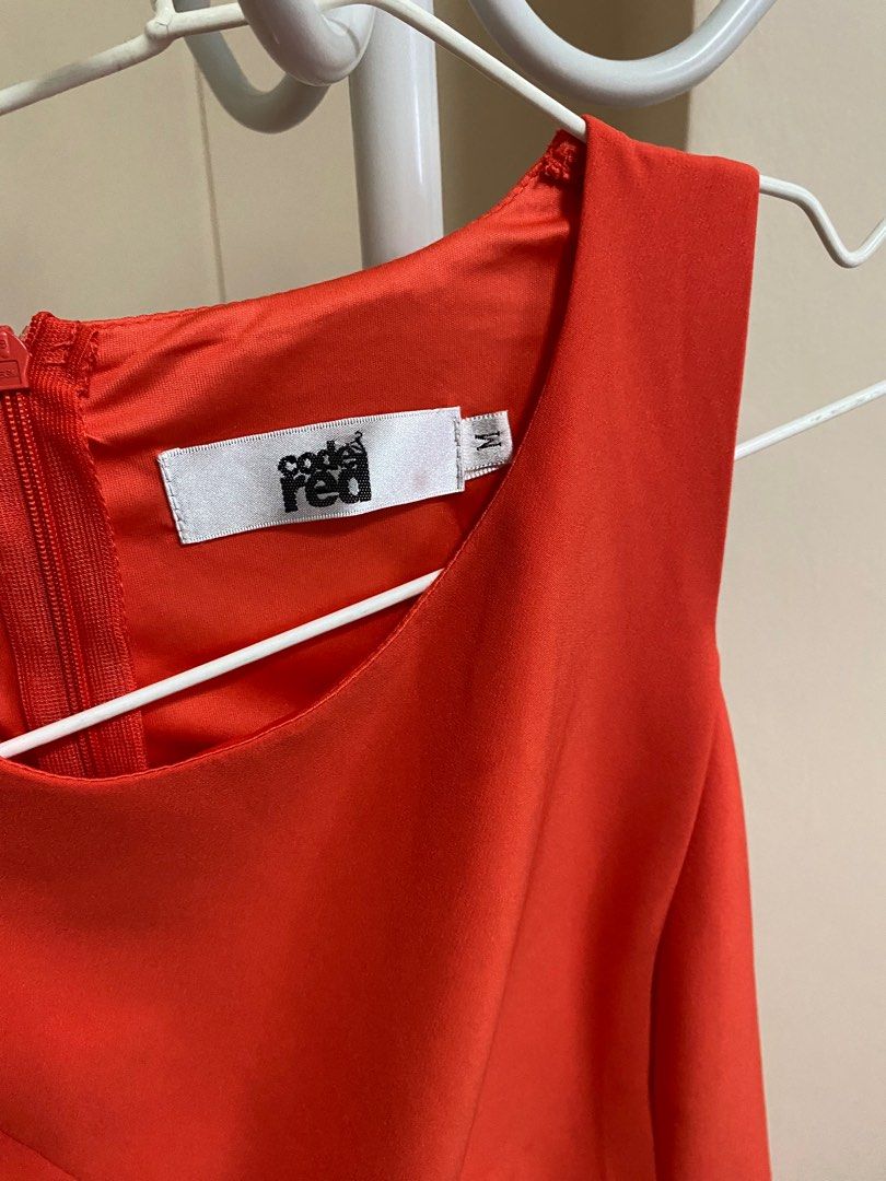 orange tank skater dress