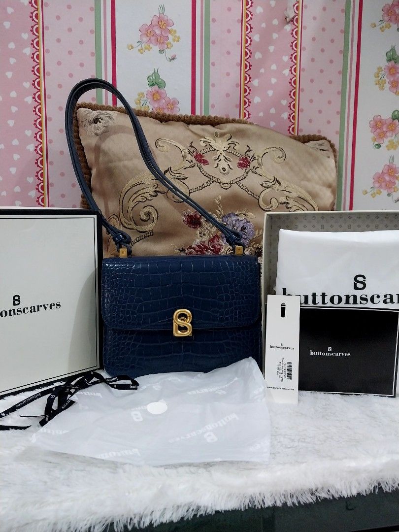 Buttonscarves tote bag, Fesyen Wanita, Tas & Dompet di Carousell