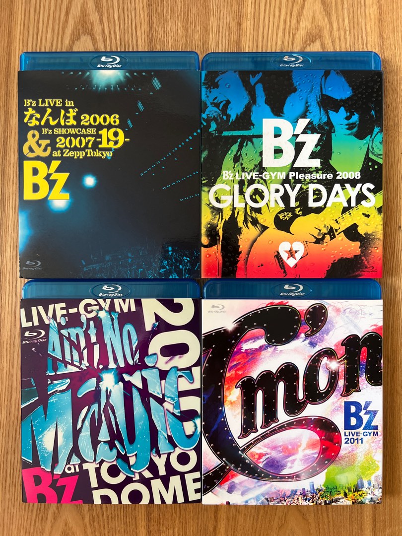 B'z 日版演唱會Blu-ray, 興趣及遊戲, 音樂、樂器& 配件, 音樂與媒體