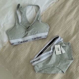 Calvin Klein Unlined Bralette and Underwear
